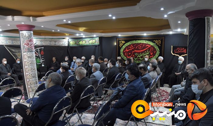 مراسم عزاداری سیدالشهدا به میزبانی حسن روحانی با حضور لاریجانی و جهانگیری