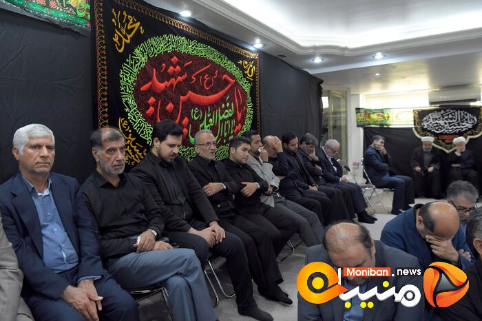 مراسم عزاداری سیدالشهدا (ع) در دفتر حسن روحانی