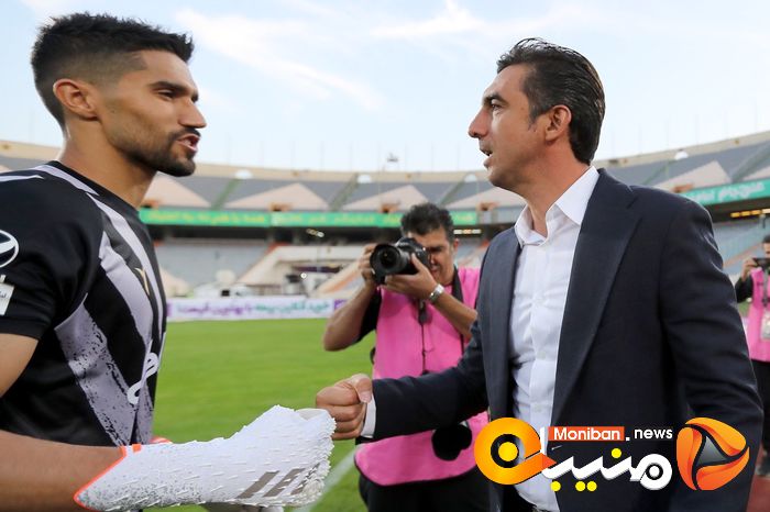 در حاشیه بازی استقلال - آلومینیوم اراک