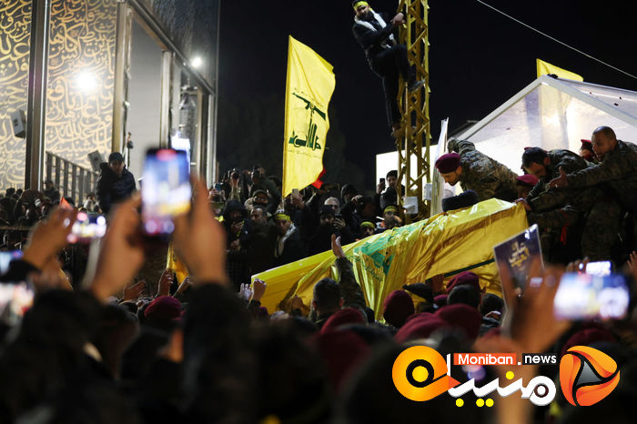 گزارش تصویری/ مراسم تشییع پیکر سیدحسن نصرالله و سیدهاشم صفی الدین