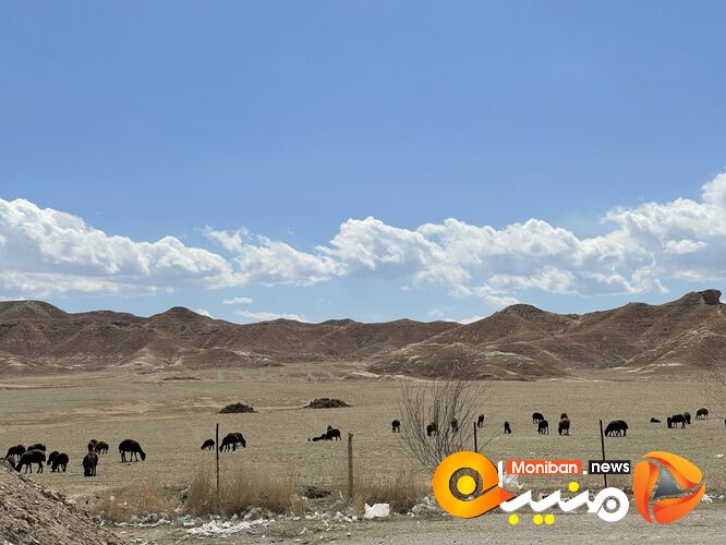 طبیعت زیبا و کوه های رنگارنگ آذربایجان شرقی در ابتدای بهار