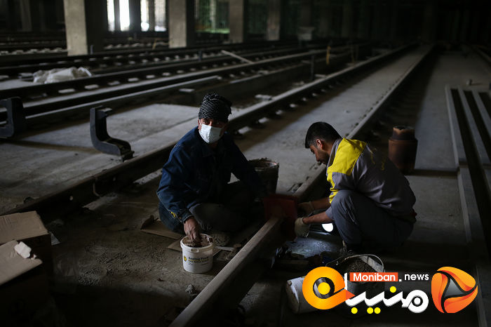 بازدید از نخستین پایانه زیر زمینی مترو