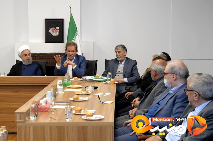 دیدار حسن روحانی با وزرای سابق
