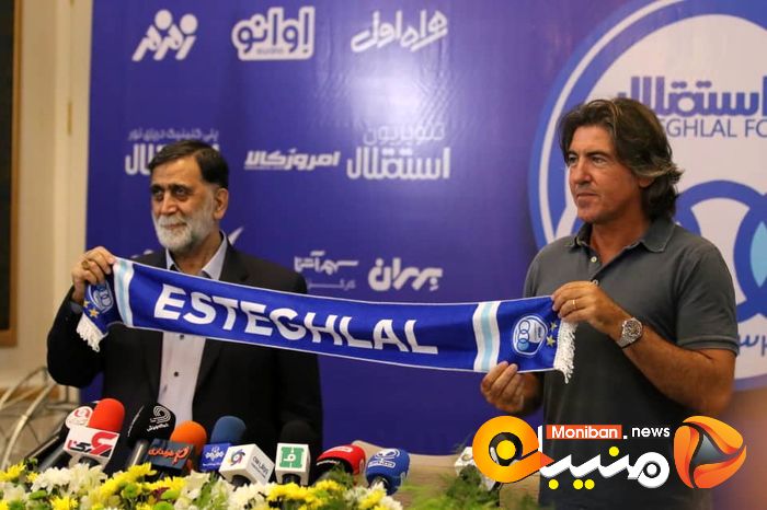 مراسم امضای قرارداد ریکاردو ساپینتو، سرمربی استقلال