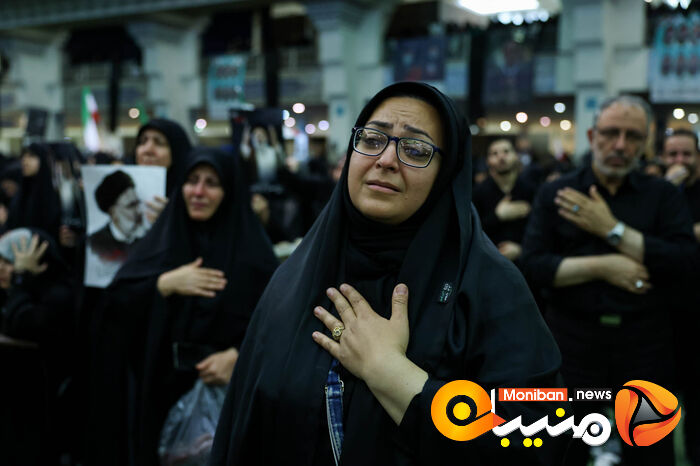 گزارش تصویری| مراسم وداع با رئیسی و همراهانش در مصلی تهران