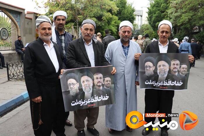 گزارش تصویری| تشییع پیکر رئیسی، آل هاشم و همراهانشان در تبریز