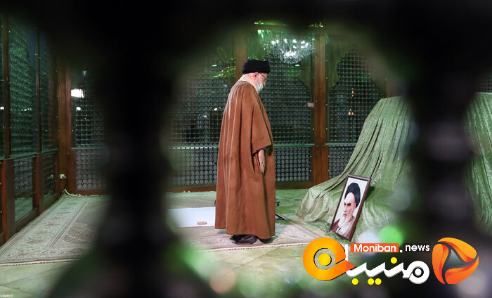 حضور رهبری در مرقد امام خمینی و مزار شهدا