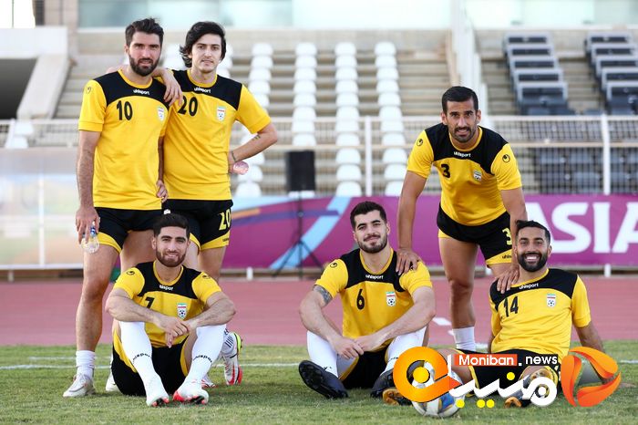 آخرین تمرین تیم ملی قبل از بازی با لبنان