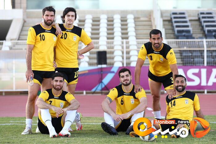 آخرین تمرین تیم ملی قبل از بازی با لبنان