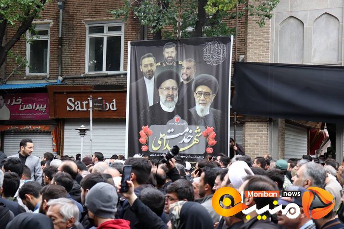 گزارش تصویری| تشییع پیکر رئیسی، آل هاشم و همراهانشان در تبریز