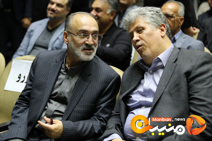 گزارش تصویری| حضور خاتمی، روحانی، خمینی و لاریجانی در مراسم ختم والده اسحاق جهانگیری