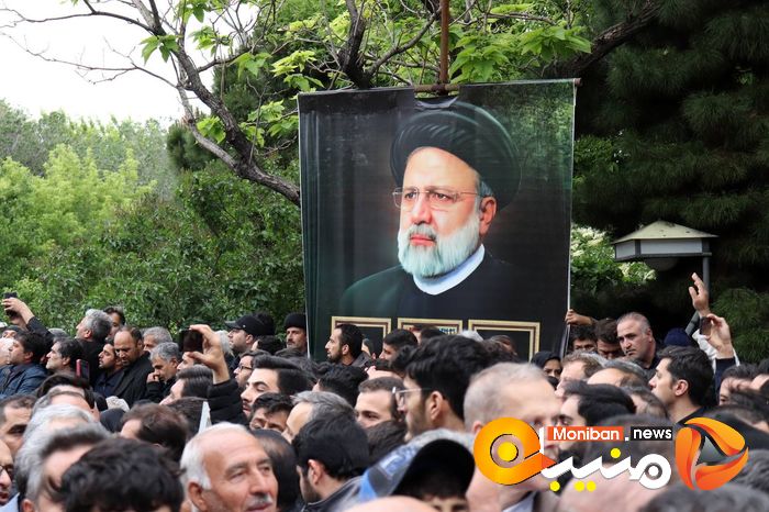 گزارش تصویری| تشییع پیکر رئیسی، آل هاشم و همراهانشان در تبریز