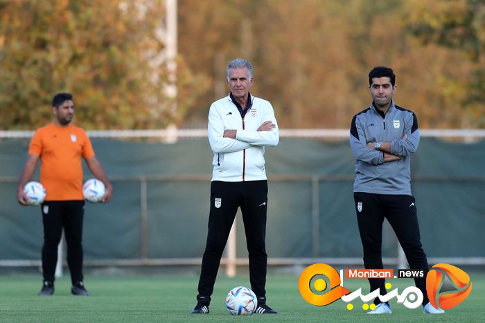 گزارش تصویری| تمرین تیم ملی فوتبال