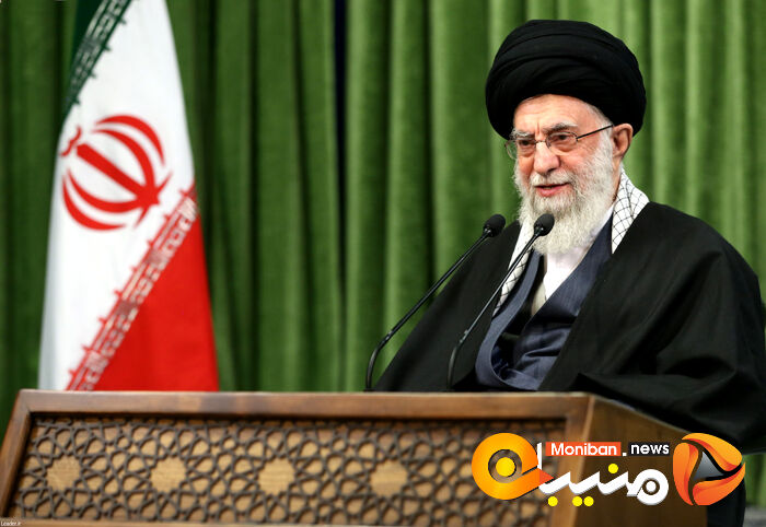 نشست تصویری رهبر معظم انقلاب اسلامی  با جمعی از مداحان