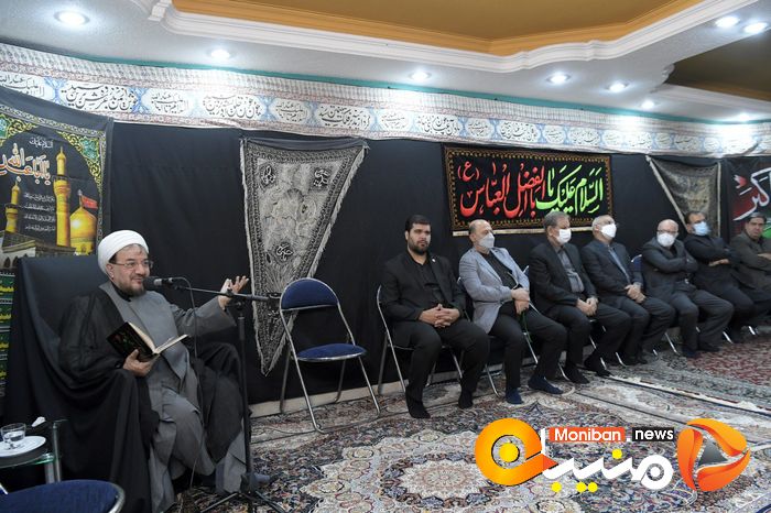 مراسم عزاداری سیدالشهدا به میزبانی حسن روحانی با حضور لاریجانی و جهانگیری