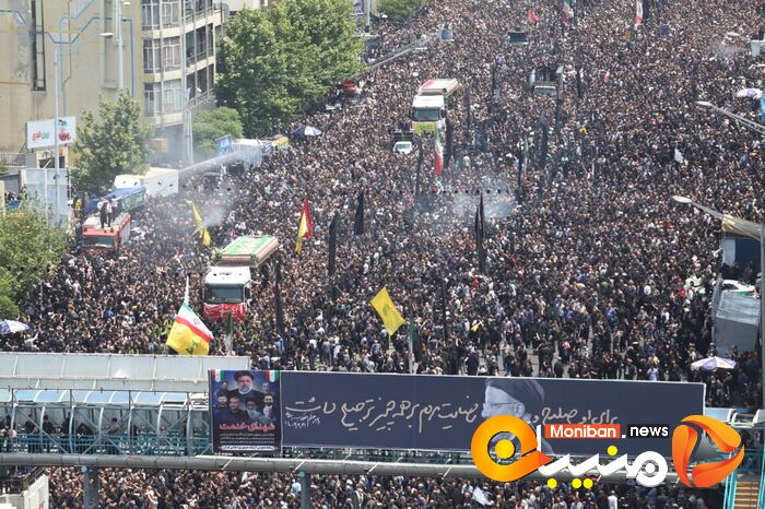 گزارش تصویری| تشییع پیکر رئیسی و همراهانش در تهران