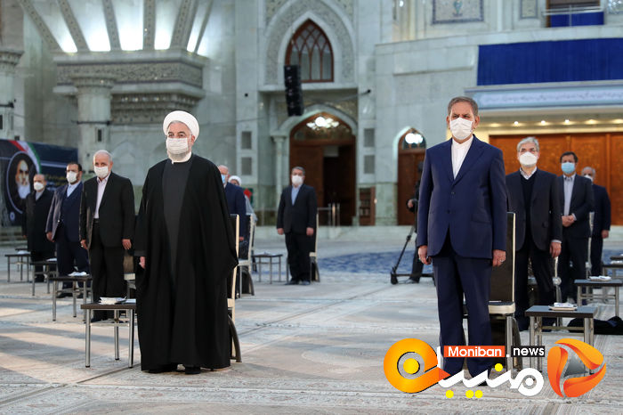 تجدید میثاق رئیس جمهور و هیات دولت با آرمان های امام و شهدا