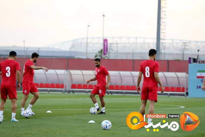 گزارش تصویری| تمرین تیم ملی فوتبال در قطر