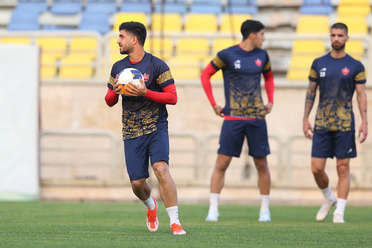 گزارش تصویری/ آخرین تمرین پرسپولیس پیش از بازی با پاختاکور