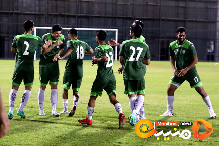 تمرین تیم ملی فوتبال ایران در ورزشگاه النجمه بحرین