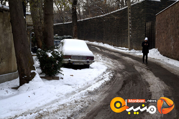 گزارش تصویری| تهران در برف