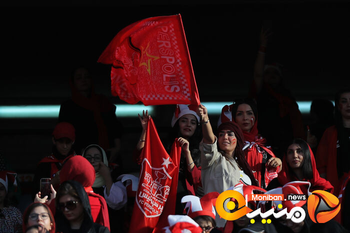 گزارش تصویری| دختران پرسپولیسی در ورزشگاه آزادی