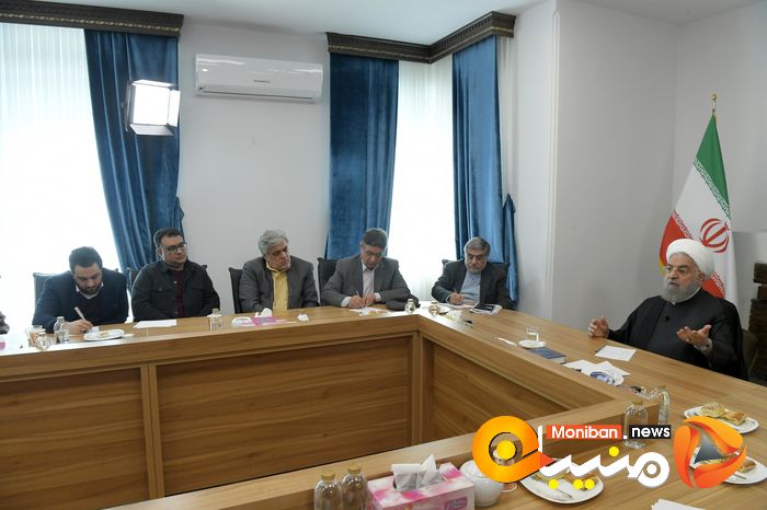 گزارش تصویری| دیدار جنعی از روزنامه نگاران با حسن روحانی