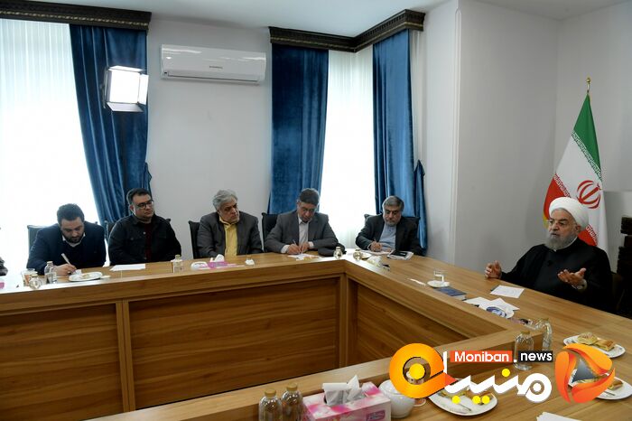 گزارش تصویری| دیدار جنعی از روزنامه نگاران با حسن روحانی