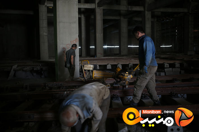 بازدید از نخستین پایانه زیر زمینی مترو