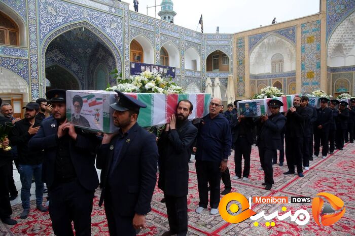 گزارش تصویری| تشییع پیکر رئیسی و همراهانش در قم