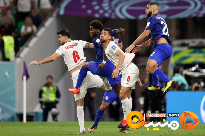 گزارش تصویری| بازی ایران و آمریکا