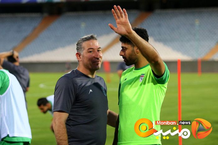 گزارش تصویری| تمرین تیم ملی فوتبال برای بازی با ازبکستان