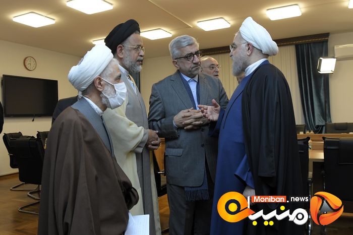 دیدار حسن روحانی با وزرای سابق