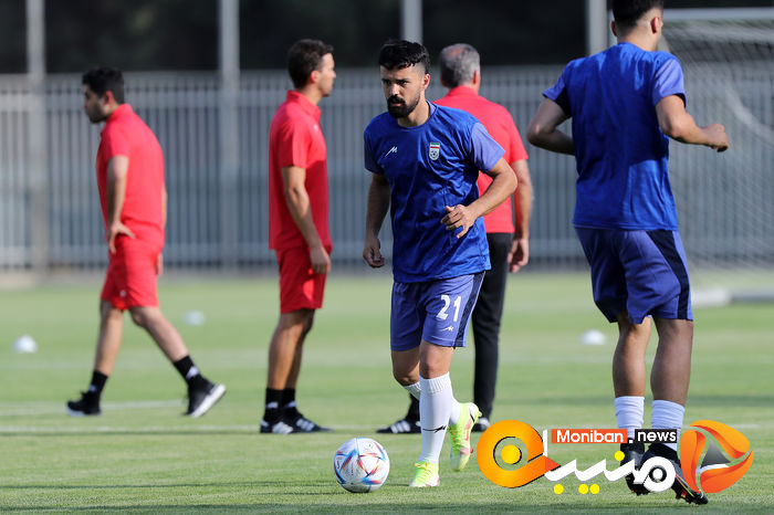 اولین تمرین تیم  ملی فوتبال با کارلوس کی روش