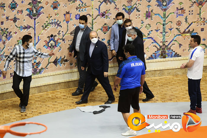 بازدید معاون رییس جمهور از اردوی تیم های ملی کشتی