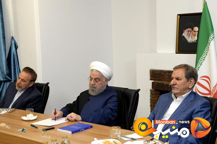 دیدار حسن روحانی با وزرای سابق