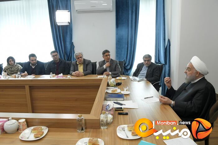 گزارش تصویری| دیدار جنعی از روزنامه نگاران با حسن روحانی