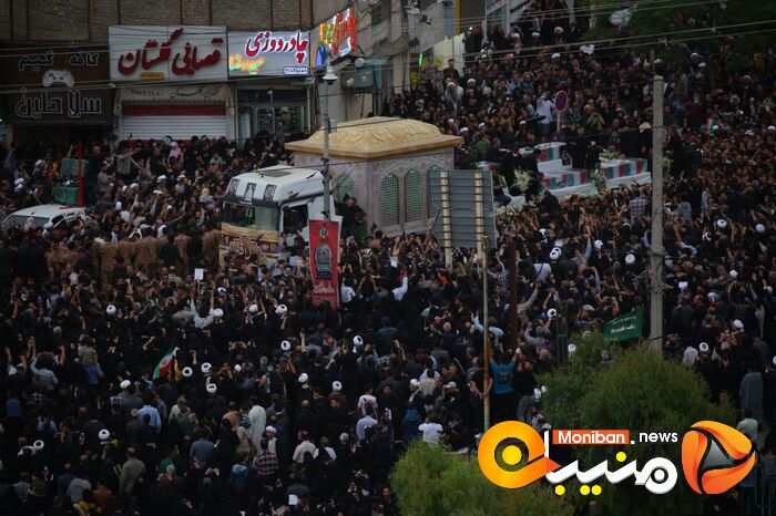 گزارش تصویری| تشییع پیکر رئیسی و همراهانش در قم