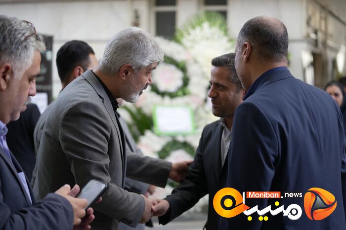 مراسم ختم پدر صاحب امتیاز منیبان