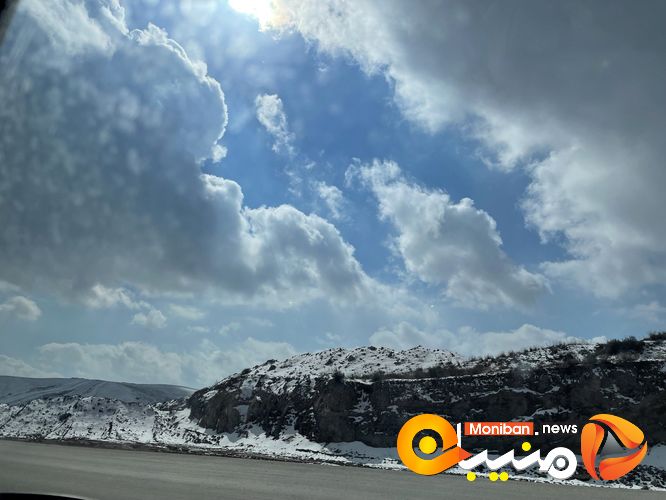 طبیعت زیبا و کوه های رنگارنگ آذربایجان شرقی در ابتدای بهار