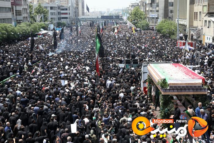 گزارش تصویری| تشییع پیکر رئیسی و همراهانش در تهران