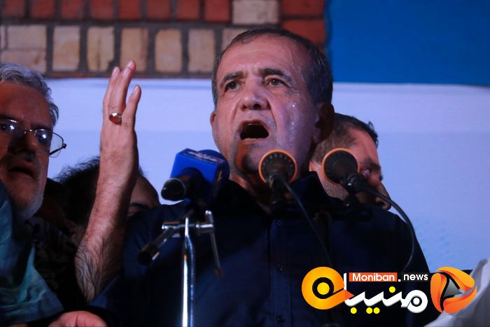 گزارش تصویری| استقبال باشکوه از پزشکیان در اهواز