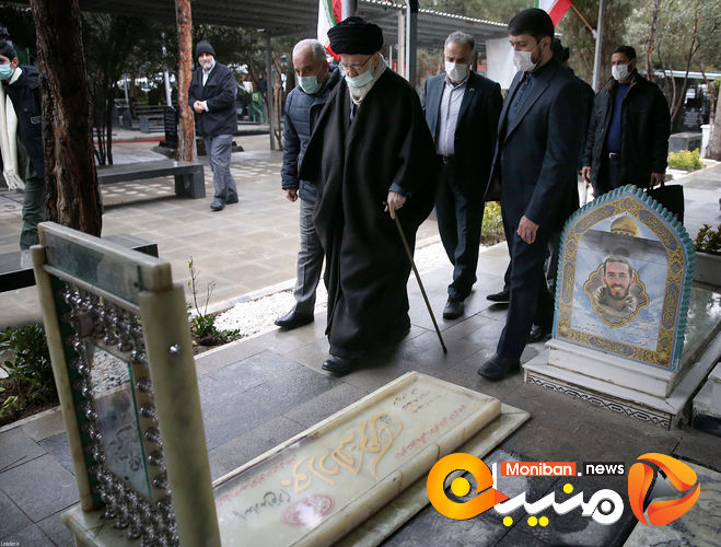گزارش تصویری| حضور رهبر انقلاب بر مزار شهدا