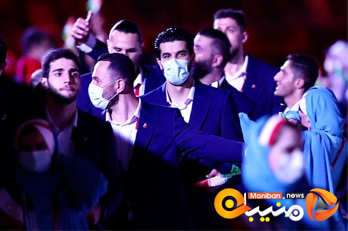 رژه کاروان ایران در المپیک Tokyo 2020