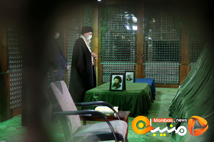 گزارش تصویری| حضور رهبر انقلاب بر مزار شهدا