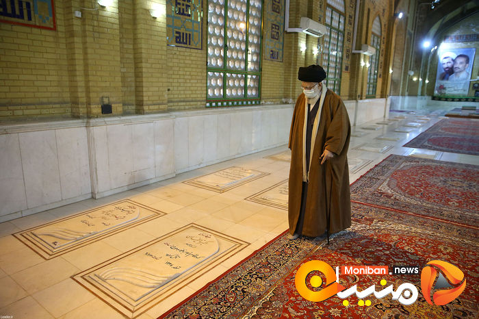 حضور رهبری در مرقد امام خمینی و مزار شهدا
