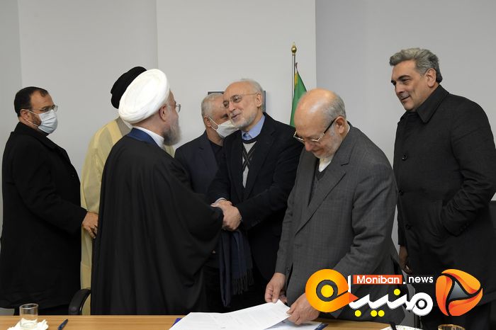 دیدار حسن روحانی با وزرای سابق