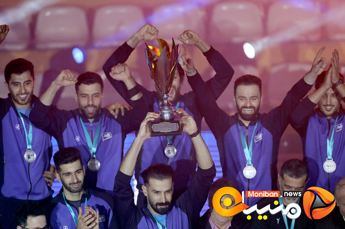 گزارش تصویری| قهرمانی شهداب یزد در فینال رقابتهای والیبال مقابل هراز آمل