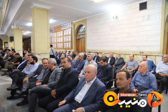 مراسم ختم پدر صاحب امتیاز منیبان