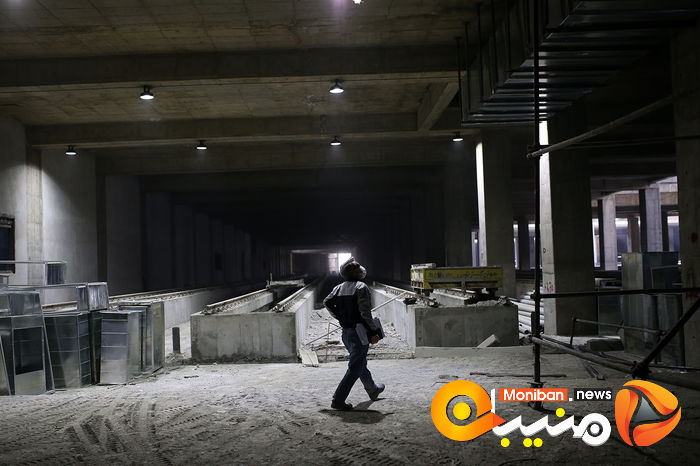 بازدید از نخستین پایانه زیر زمینی مترو